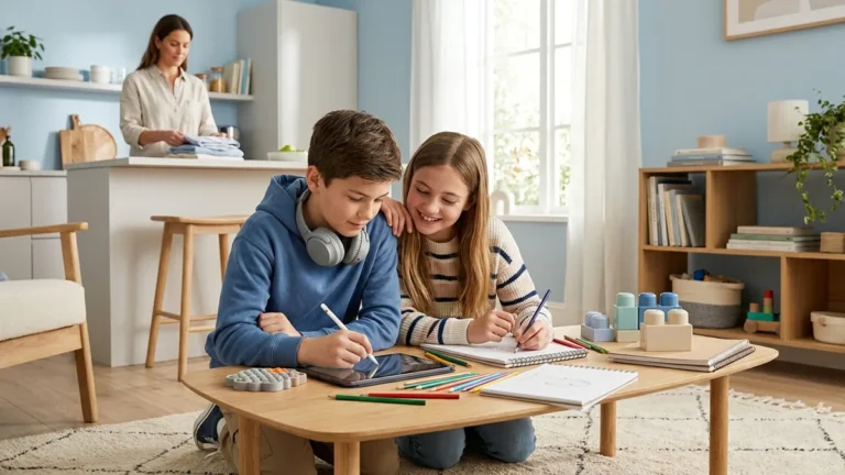 Hermanos de niños autistas: cómo cuidar su bienestar sin convertirlos en cuidadores