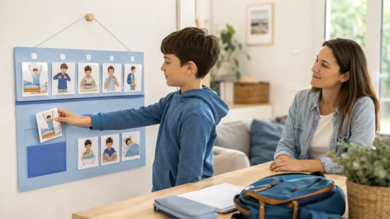 Cómo crear una rutina visual para un niño autista: guía paso a paso con ejemplos